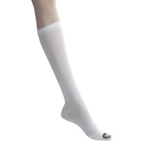 12 Pair - Medline EMS Anti-Embolism Stockings Knee High Medium Regular 160644